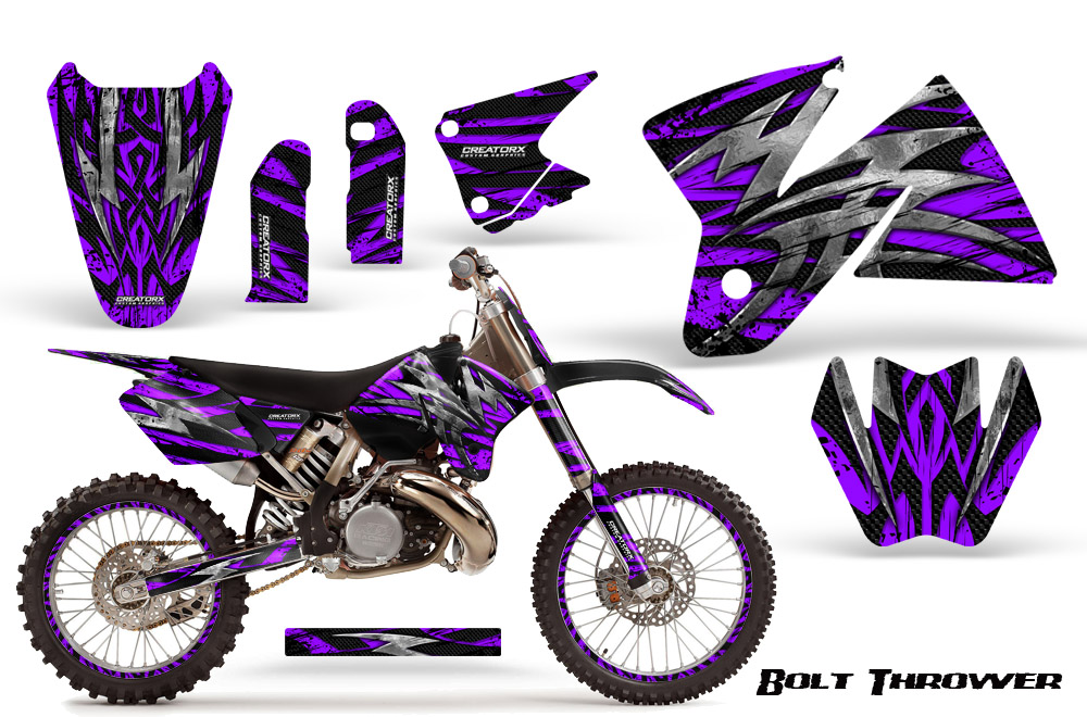 KTM C2 Graphics Kit Bolt Thrower Purple NP Rims